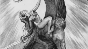Az Riding Her Dragon In AzNameh
